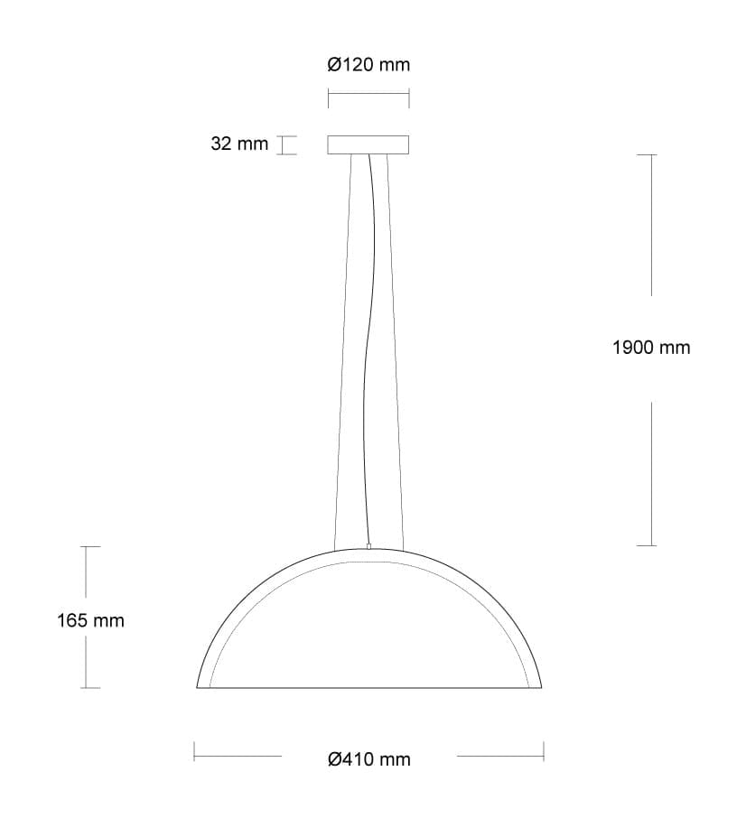 Бетонный подвесной светильник In Stock Urbi et Orbi ARCH-00009455 - Вид №2