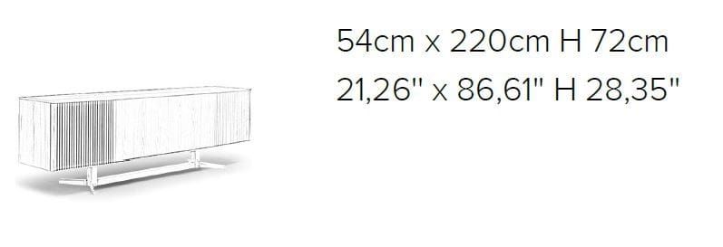 Шкаф из массива дерева с распашными дверями Natuzzi Italia кампус ARCH-00033050 - Вид №5