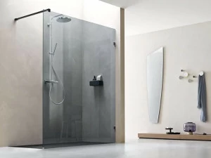 ARBLU Угловая душевая кабина из алюминия и стекла Elite