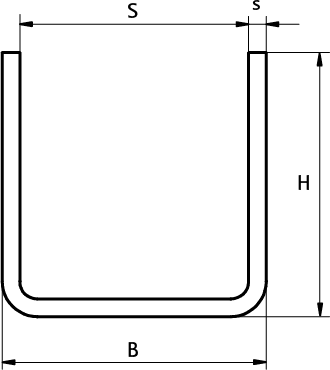 6505293 Монтажные профиля BIS Профиль монтажный U-образный подвешивание и поддержка WALRAVEN  - Вид №1
