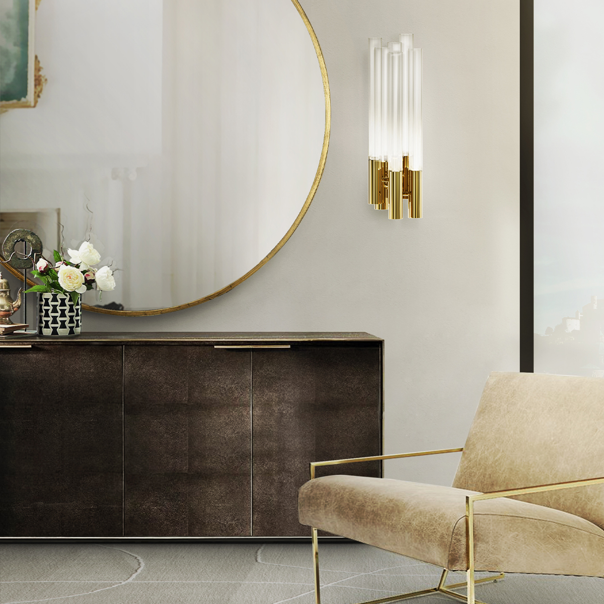 Настенные светильники Burj Wall Lamp Covethouse LUXXU  - Вид №1