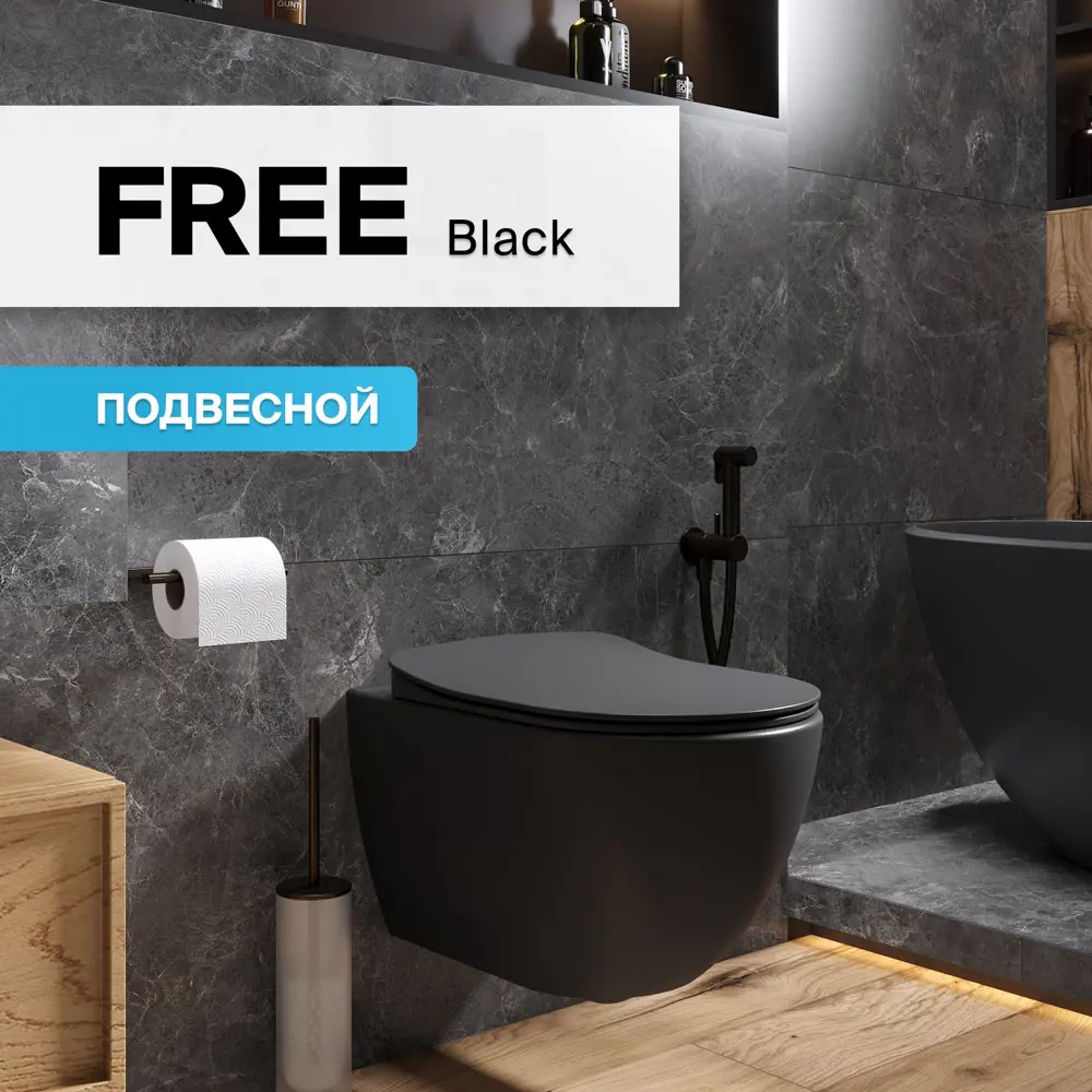 90766541 Унитаз подвесной Creavit FE320-11SM00E-0000 STLM-0374408