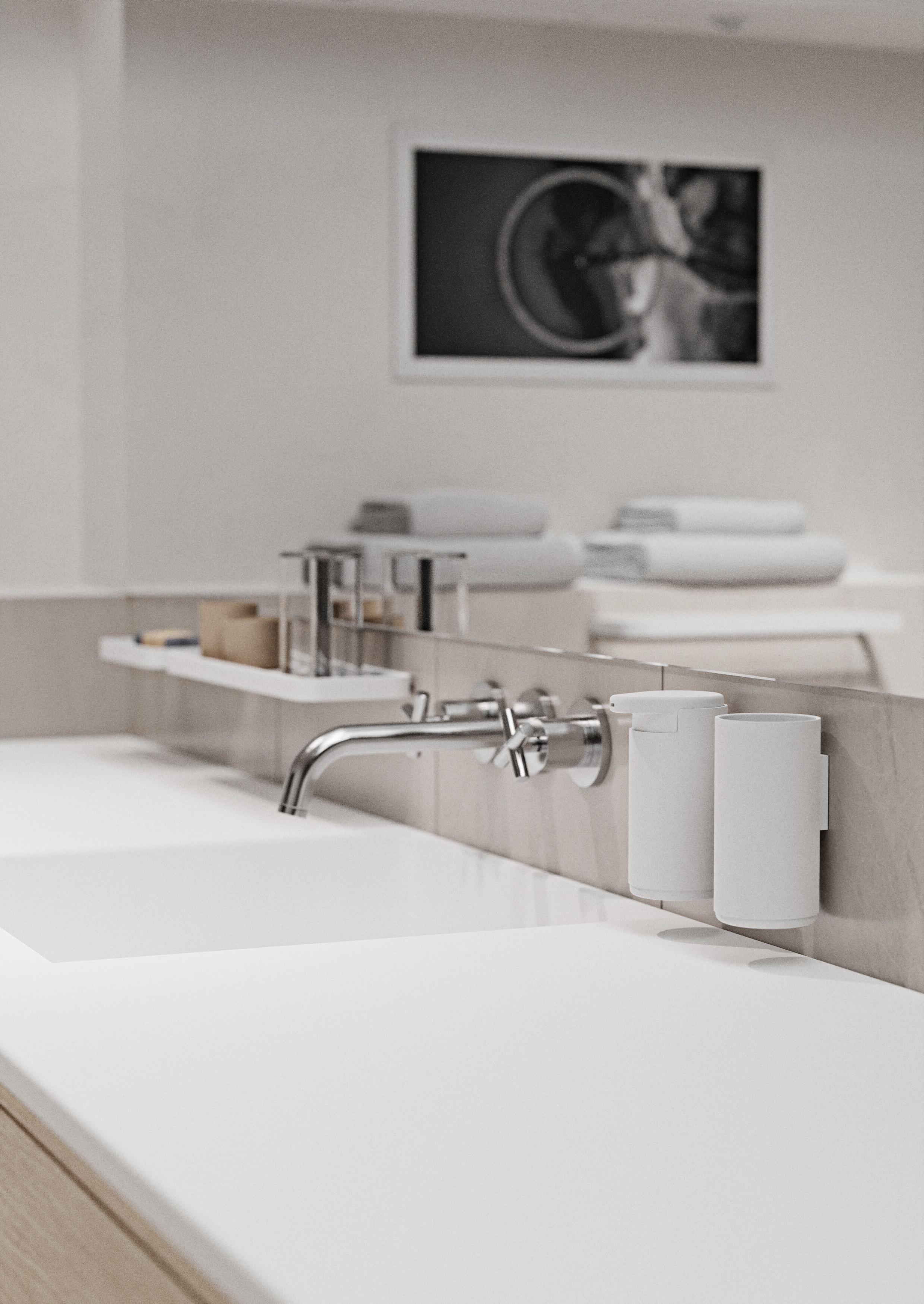 14481 Настенный дозатор мыла Zone Denmark Rim - Вид №3