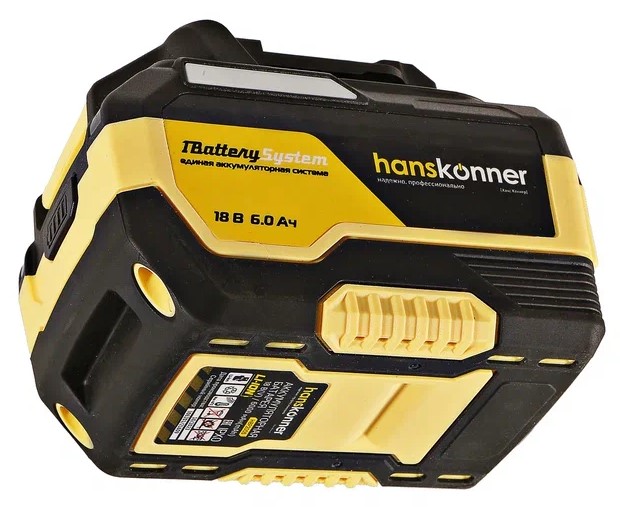 Аккумулятор Hanskonner HBP2006 1BatterySystem 18V 5452220 STDN-0019484 - Вид №7