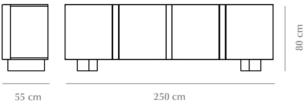 DOOQ Комод деревянный с распашными дверцами sun-id-1404878 - Вид №5