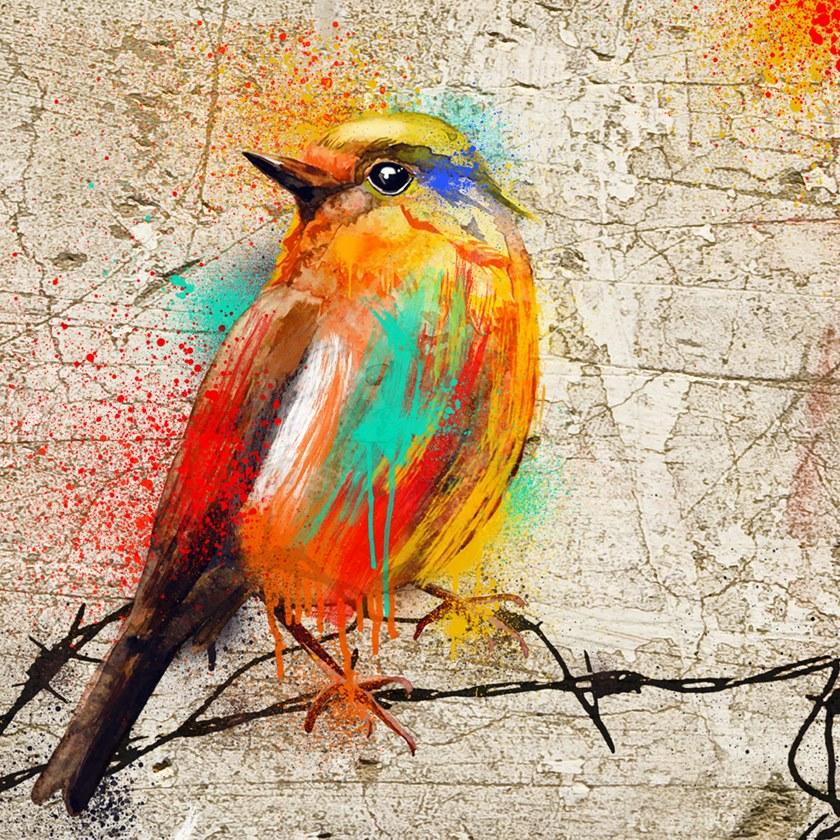 MOMENTI Авторский художественный принт Crazy home paintings Cff-007 - Вид №1