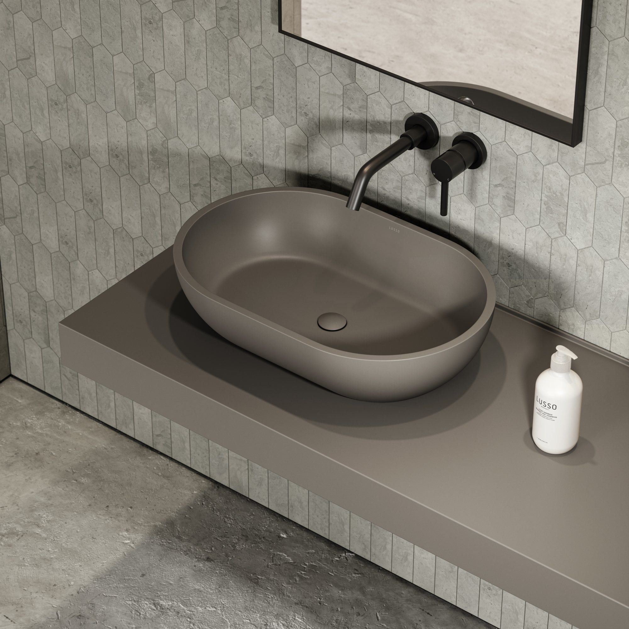 Овальная столешница из смолы LUSSO Picasso ARCH-00003673 - Вид №13