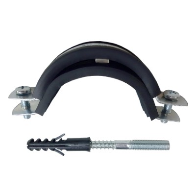 RH.11 Хомут с резиновым уплотнением в комплекте со шпилькой Valtec 3", 87–90 мм  - Вид №1