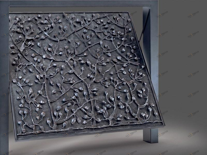 DE NARDI Стальные подъемно-поворотные гаражные ворота sun-id-1409357