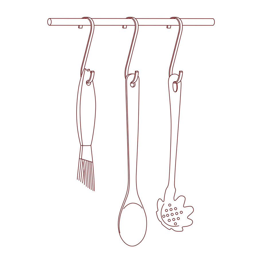 MB6775 Кисточка кулинарная Деревянная Monkey Business Китай  - Вид №6