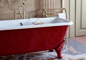 Gentry Home Bexley Cast iron bathtubs with feet Сусальное золото GH102855  - Вид №1