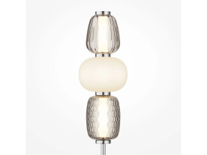 Светодиодная настольная лампа из стали и стекла