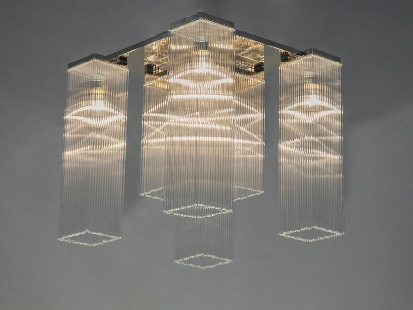 Patinas Lighting Никелевый потолочный светильник ручной работы Hoffmann sun-id-1471301 - Вид №3