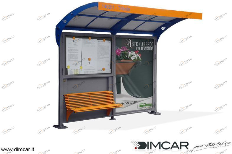 DIMCAR Укрытие с освещением для автобусной остановки Elite sun-id-1505236