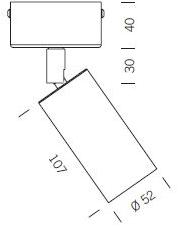 Olev Регулируемый светодиодный прожектор Cylinder sun-id-1469426 - Вид №3