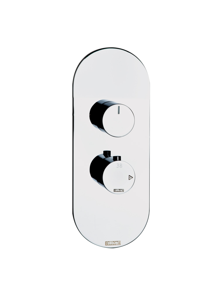 8812/4/P/E
+ 484023 Bellosta Rubinetterie ВСТРОЕННЫЙ ТЕРМОСТАТИЧЕСКИЙ СМЕСИТЕЛЬ С ДИВЕРТЕРОМ НА 4 ВЫХОДА 