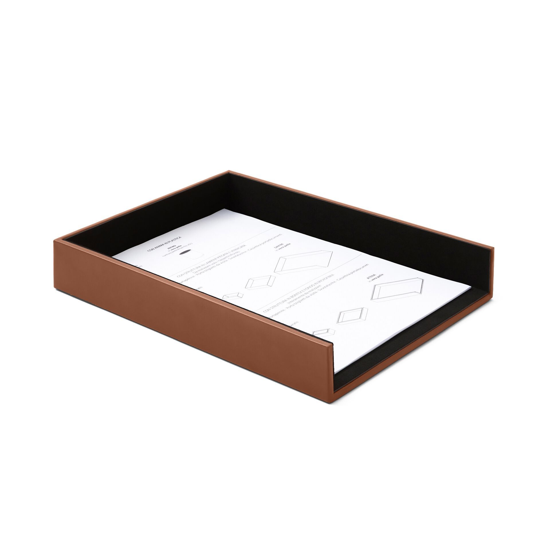 Лоток для документов из регенерированной кожи EGLOOH Minerva ARCH-00136777 - Вид №1