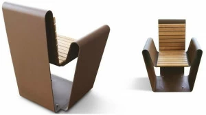 Metalco Стул Corten ™ для улицы