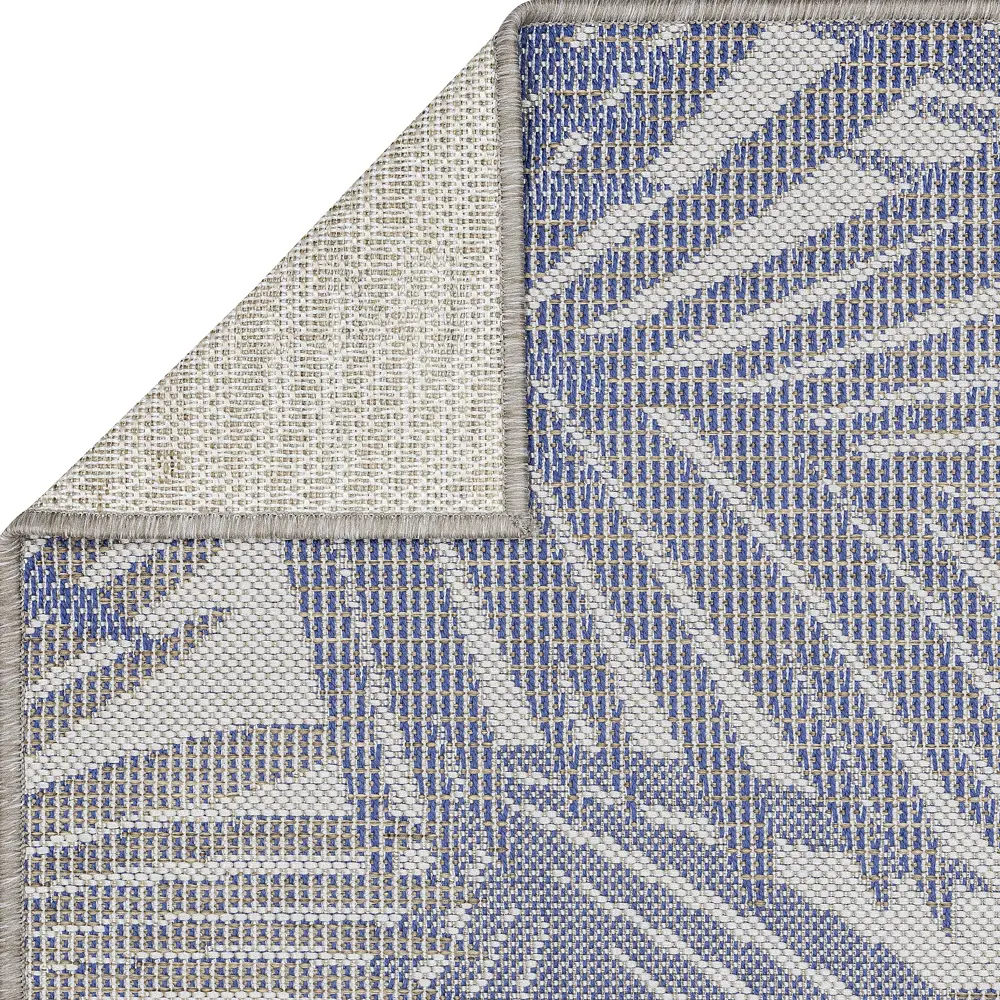 Циновка Дели 80x120 см полипропилен 84315_53111 цвет синий ROYALTAFT STLM-2158950 - Вид №2