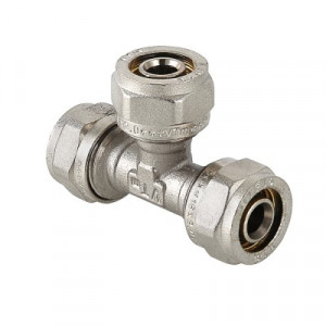 VTm.331.N.322632 Фитинг обжимной – тройник Valtec 32 х 26 х 32 мм