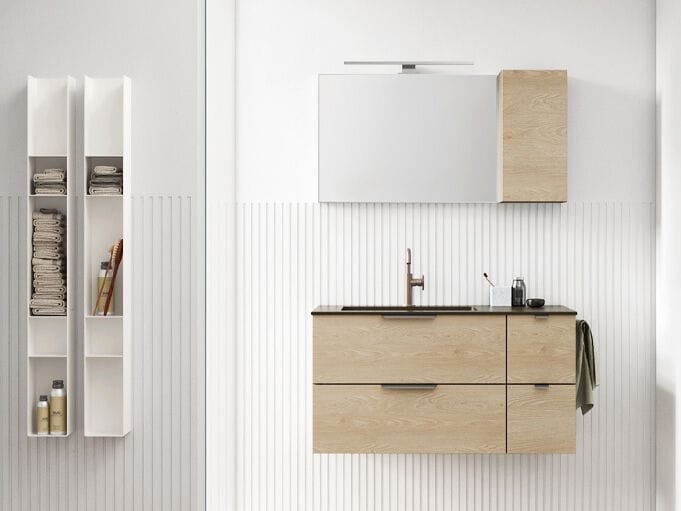 Деревянный умывальник с зеркалом ARCOM Поллок ARCH-00144222 - Вид №1