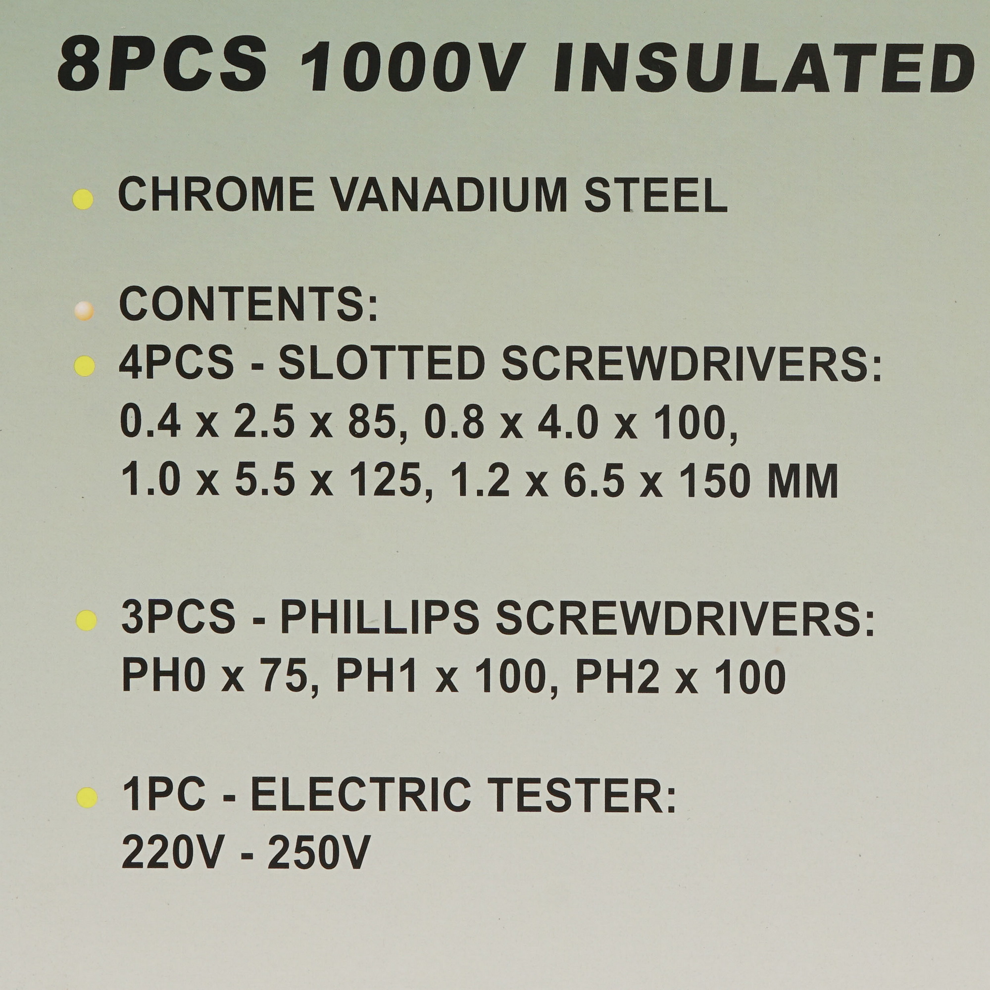 Набор отверток Jonnesway D02AP08S 8185422 STDN-0087573 - Вид №3