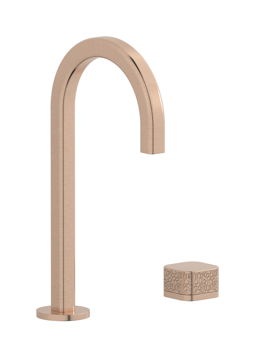 Смеситель для раковины на 2 отверстия WE ARE IB eo394sr_4 Brushed Rose Gold Elio