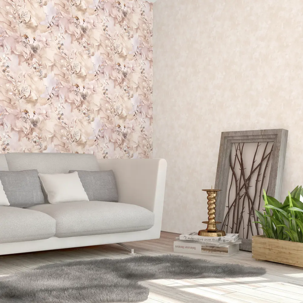 Обои флизелиновые Ateliero Mirage коричневые 1.06 м 989876 82748648 STLM-2031279 - Вид №3