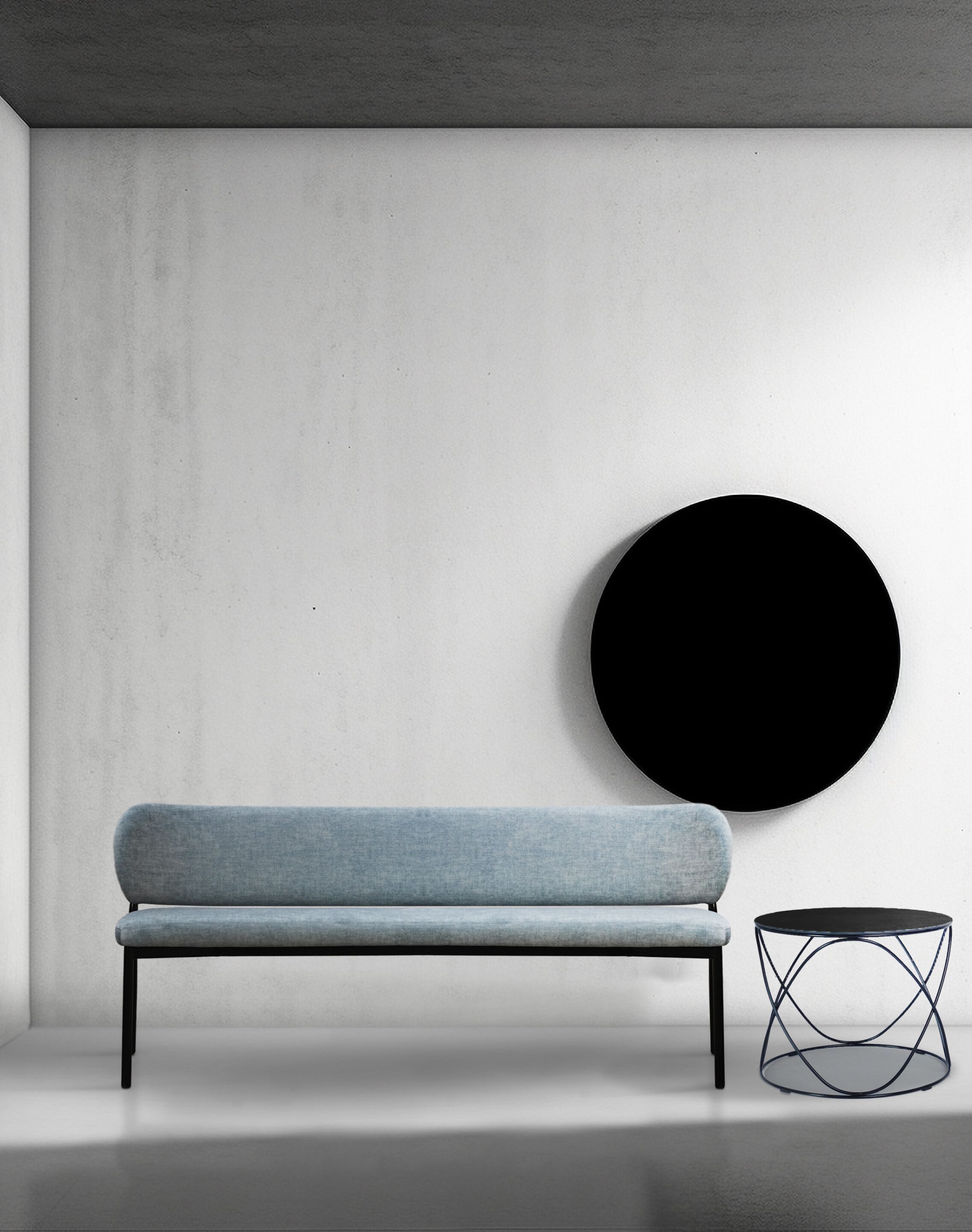 Тканевая скамья со спинкой Tonon Eli ARCH-00119016 - Вид №3