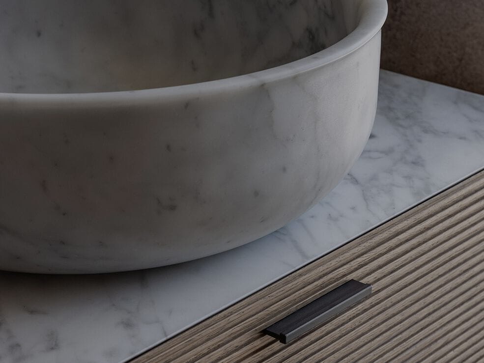 Мраморная столешница с одной круглой раковиной Inbani Prime ARCH-00030230 - Вид №5