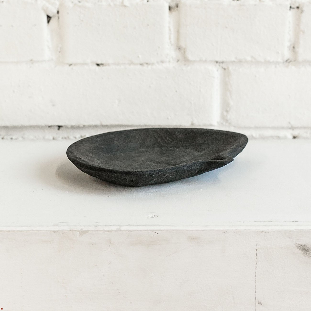 Тарелка "Блюдце липа" черная FUGA ECO WOOD 123575 Чёрный  - Вид №1