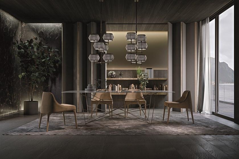 Frigerio Salotti Прямоугольный стол из керамогранита Ray sun-id-1442229 - Вид №2