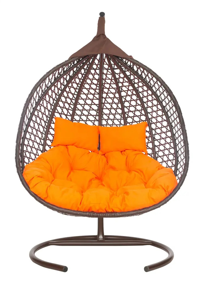 91732919 Кресло подвесное Laura outdoor FID 312 Фиджи 2-х местные до 140 кг коричневый STLM-0951995