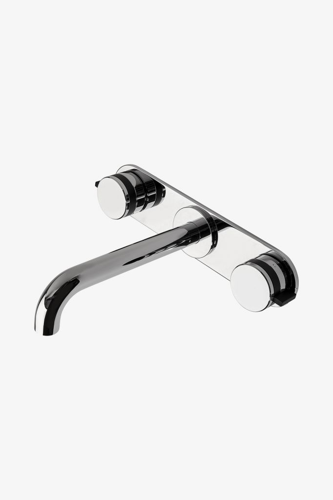 DBLS60 Низкопрофильный смеситель для унитаза с тремя отверстиями Decibel с металлическими ручками и клапаном Waterworks 