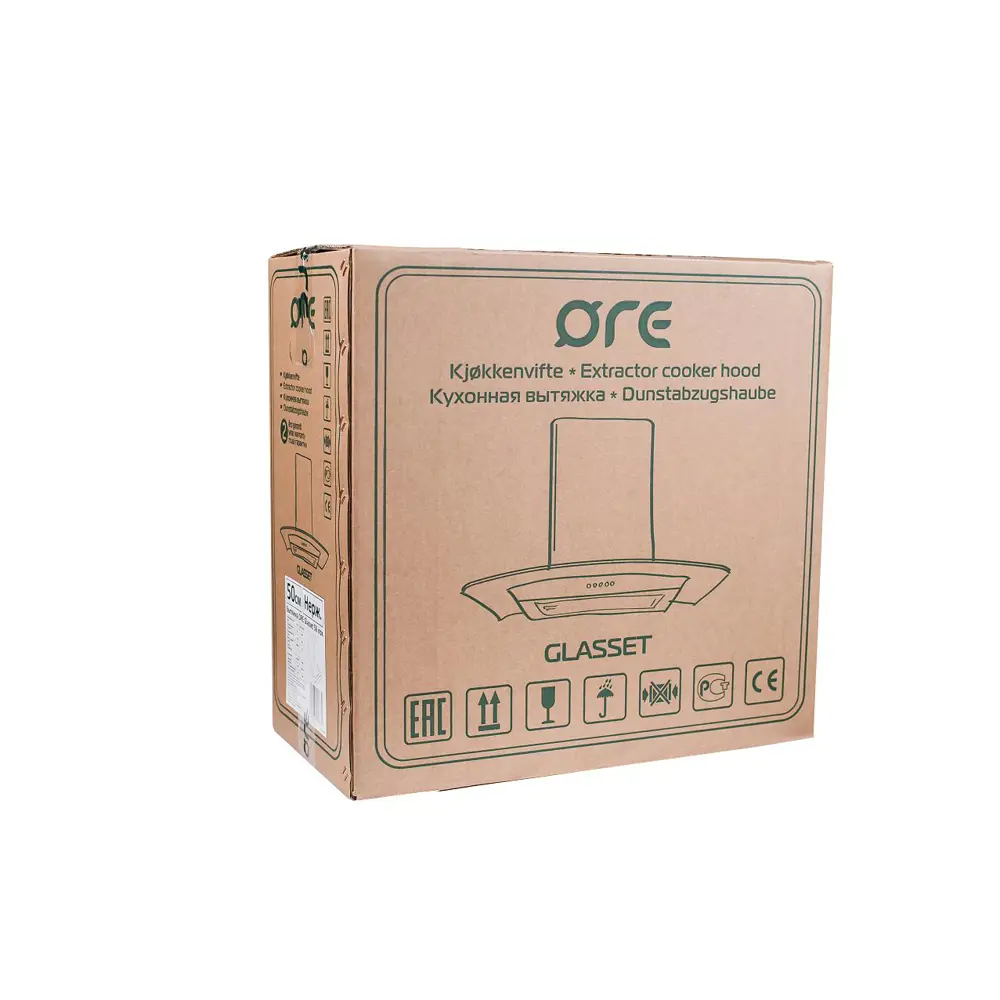 Вытяжка ORE «Glasset» 50L, 50 см, нержавеющая сталь STLM-2195198 - Вид №8