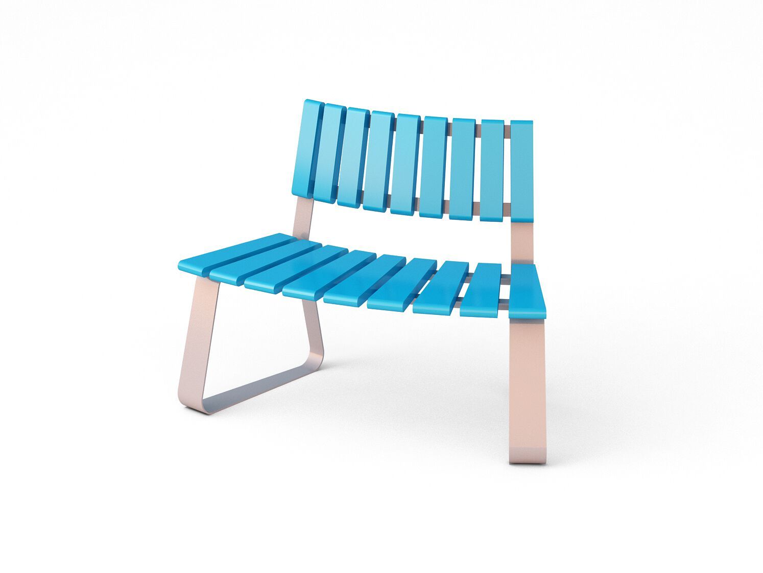 Модульная изогнутая скамья из стали и дерева Viscio Urban Design ITALA ARCH-00112780 - Вид №7