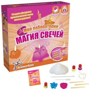 606616 Набор опытов "Моя лаборатория: магия свечей" Science4you