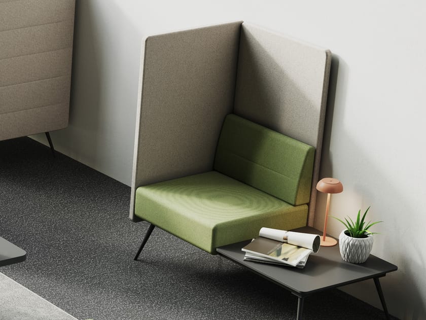 Тканевое кресло с высокой спинкой CUF Milano Diva ARCH-00033773