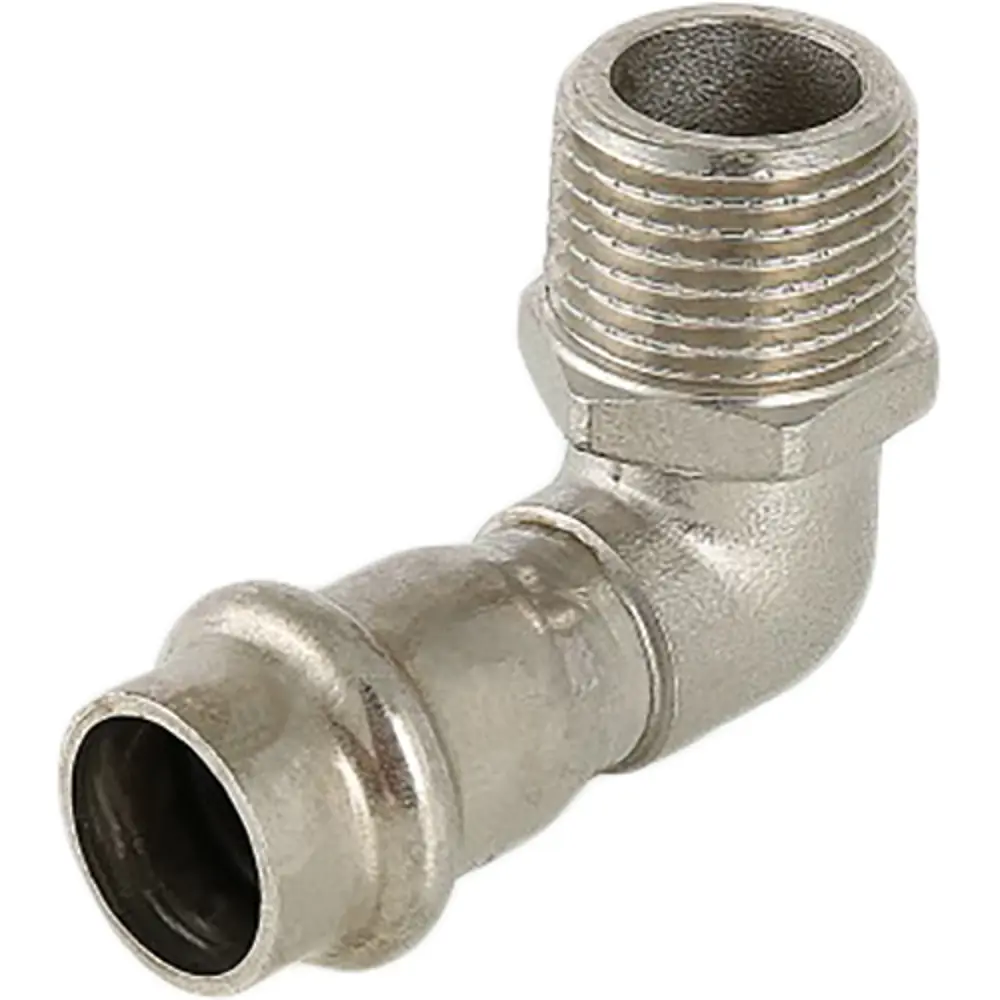 Угол комбинированный 90° Valtec 1/2"x22 мм НР нержавеющая сталь 82563748 STLM-2035748  - Вид №2
