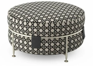 Sicis Круглый пуф из ткани Amaretto