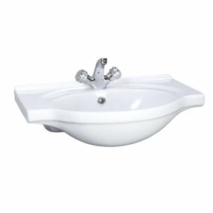 1.3121.1.S00.11B.0 Подвесная раковина настенная прямоугольная SANTERI  белая