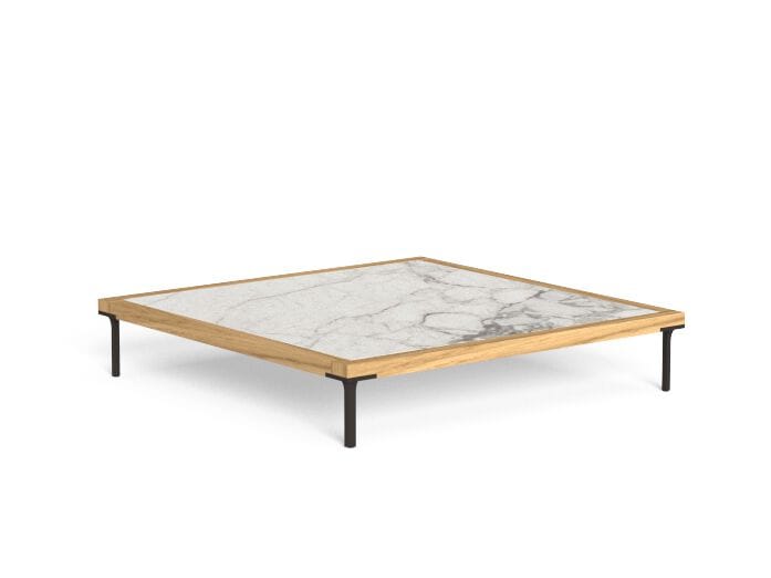 Низкий журнальный столик для сада Talenti CleoSoft-wood ARCH-00101201