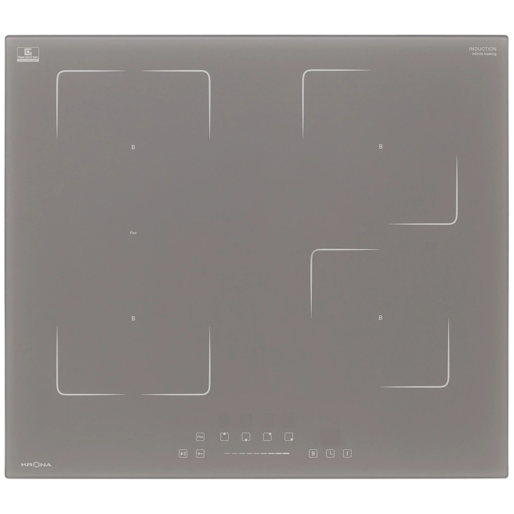 9114111 Индукционная варочная поверхность KRONA MYSTERIUM max ih 60 GR KRONA1 STDN-0116436