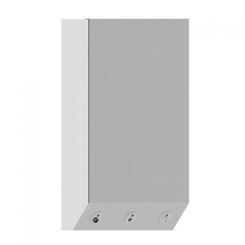 10575 Idral Многофункциональная настенная раковина серии 4ALL COMPACT из Solid Surface, интегрированная с электронным краном, дозатором мыла и осушителем воздуха; с инфракрасным управлением и блоком питания 230 В 