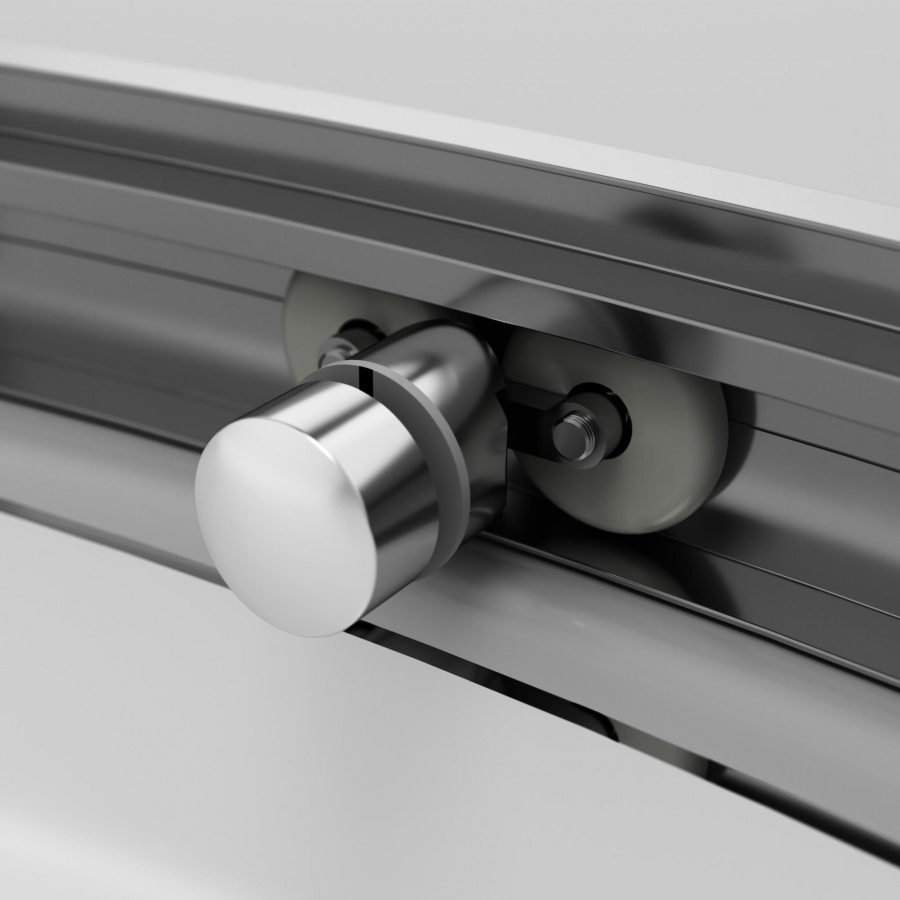 W83G-333-095CG Round 95 Душевое ограждение Round 95x95 стекло тонированное проф хром гля AM.PM Like - Вид №6