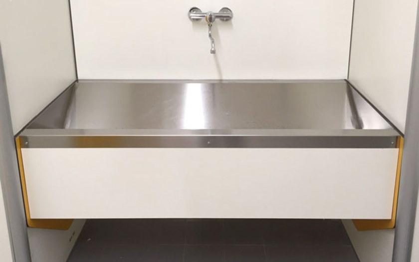 GES Group Столешница для умывальника из нержавеющей стали и ламината hpl sun-id-1411158 - Вид №1