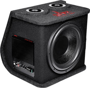 9205439 Автосабвуфер активный Ural УРАЛ АС-У12А СЕРЫЙ