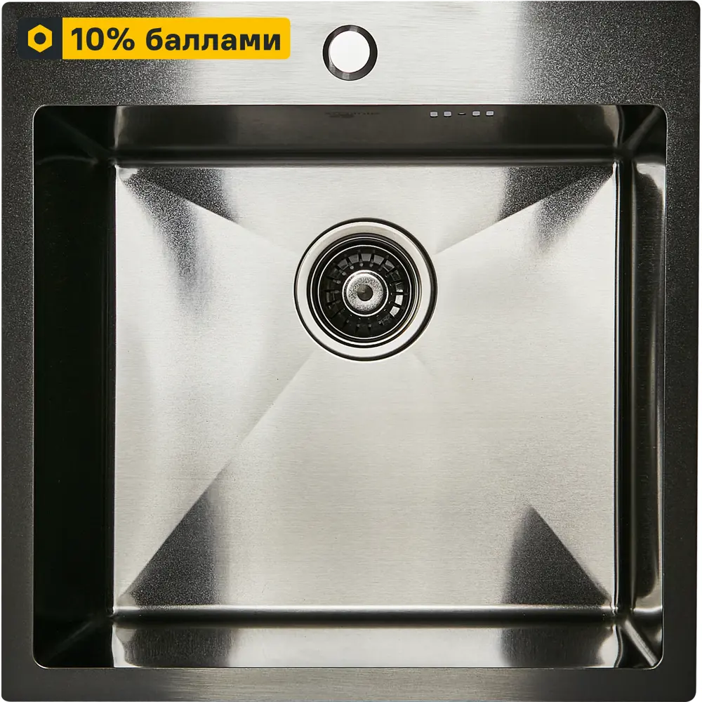 Кухонная мойка DELINIA М4S 50x50 с матовой поверхностью 89337706 M4S STLM-0865222