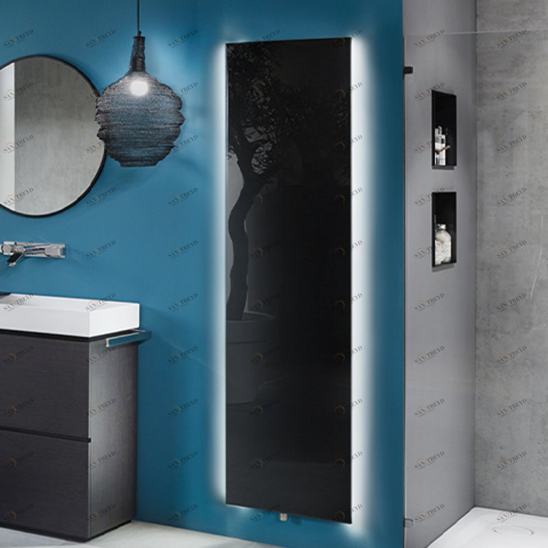 Bemm Трубный полотенцесушитель Пуристический Plawa Purline Glass Edition + LED sun-id-1224985