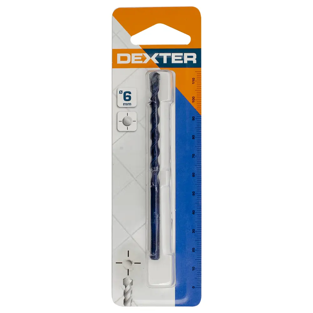Сверло спиральное по керамике Dexter 138-00041 6 мм 16705435 STLM-2109205  - Вид №2